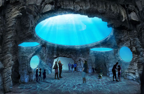 Photo 4: The Grand Aquarium in Auqa City with the world’s largest dome skylights