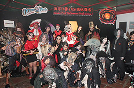 Media who attended the Ocean Park Halloween Bash 2006 press conference experienced pure horror when scary zombies and ghosts paraded through the hall.