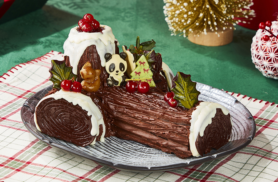 Yule Log Cake