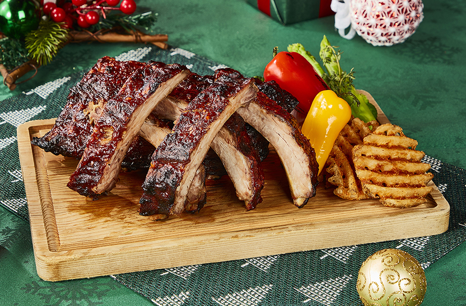 Texas Smoky Barbecue Pork Ribs