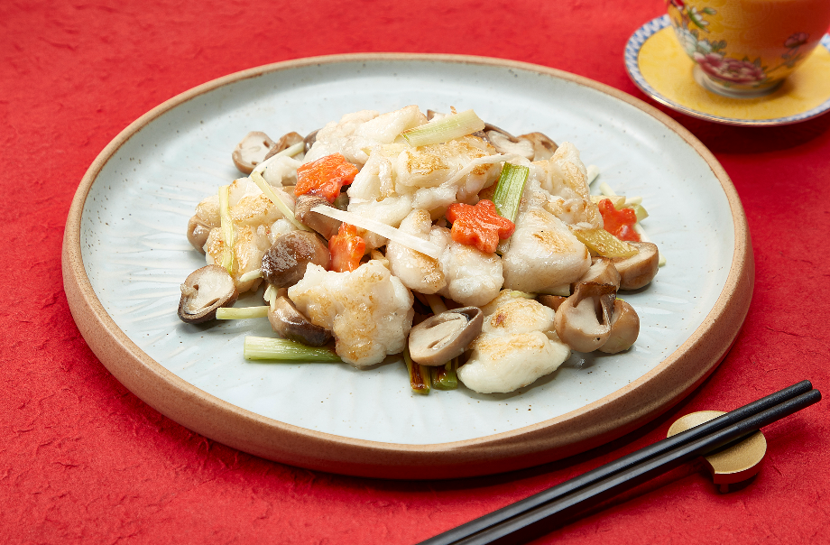 Stir-fried Lobster with Mushroom