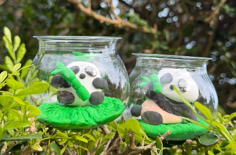 Craft with Joy: Giant Panda-monium Light Clay Kneading 